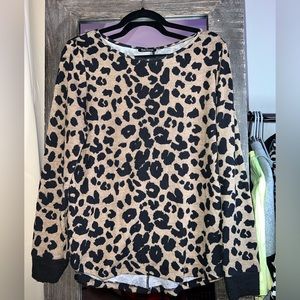 Leopard print sweater